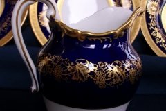 COALPORT HAZELTON COBALT-  CREAMER  8oz  ..... http://jaapiesfinechinastore.com