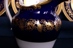 COALPORT HAZELTON COBALT-  CREAMER  8oz  ..... https://www.jaapiesfinechinastore.com