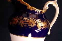 COALPORT HAZELTON COBALT-  CREAMER  8oz  ..... http://jaapiesfinechinastore.com
