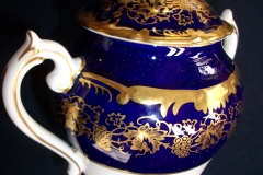 COALPORT HAZELTON COBALT-  COVERED SUGAR BOWL  ..... https://www.jaapiesfinechinastore.com