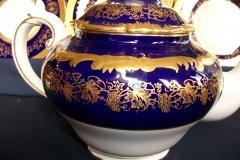 COALPORT HAZELTON COBALT- TEA POT  ..... http://jaapiesfinechinastore.com