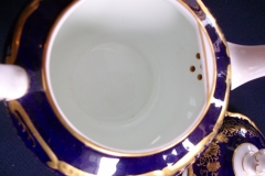 COALPORT HAZELTON COBALT- TEA POT  ..... https://www.jaapiesfinechinastore.com