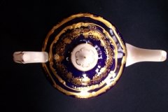 COALPORT HAZELTON COBALT- TEA POT  ..... http://jaapiesfinechinastore.com