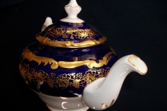 COALPORT HAZELTON COBALT- TEA POT  ..... https://www.jaapiesfinechinastore.com