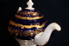 COALPORT HAZELTON COBALT- TEA POT  ..... http://jaapiesfinechinastore.com