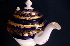 COALPORT HAZELTON COBALT- TEA POT  ..... https://www.jaapiesfinechinastore.com