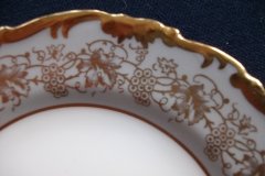 COALPORT HAZELTON GREY-BREAD & BUTTER PLATE    ..... http://jaapiesfinechinastore.com