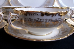 COALPORT HAZELTON GREY-SOUP BOWL & SAUCER    ..... https://www.jaapiesfinechinastore.com