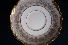 COALPORT HAZELTON GREY-SOUP BOWL & SAUCER    ..... http://jaapiesfinechinastore.com