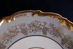 COALPORT HAZELTON GREY-SOUP BOWL & SAUCER    ..... http://jaapiesfinechinastore.com