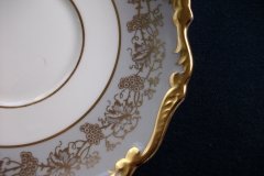 COALPORT HAZELTON GREY-SOUP BOWL & SAUCER    ..... http://jaapiesfinechinastore.com