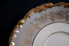 COALPORT HAZELTON GREY-SOUP BOWL & SAUCER    ..... http://jaapiesfinechinastore.com