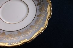 COALPORT HAZELTON GREY-SOUP BOWL & SAUCER    ..... http://jaapiesfinechinastore.com