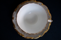 COALPORT HAZELTON GREY-CUP & SAUCER    ..... https://www.jaapiesfinechinastore.com