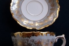 COALPORT HAZELTON GREY-CUP & SAUCER    ..... http://jaapiesfinechinastore.com