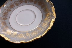 COALPORT HAZELTON GREY-CUP & SAUCER    ..... https://www.jaapiesfinechinastore.com