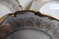 COALPORT HAZELTON GREY- DINNER PLATE    ..... https://www.jaapiesfinechinastore.com