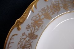 COALPORT HAZELTON GREY- SALAD PLATE    ..... http://jaapiesfinechinastore.com