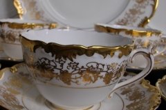 COALPORT HAZELTON WHITE- CUP & SAUCER  .....   http://jaapiesfinechinastore.com