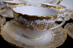 COALPORT HAZELTON WHITE- CUP & SAUCER  .....   https://www.jaapiesfinechinastore.com