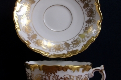 COALPORT HAZELTON WHITE- CUP & SAUCER  .....   https://www.jaapiesfinechinastore.com