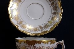 COALPORT HAZELTON WHITE- CUP & SAUCER  .....   http://jaapiesfinechinastore.com