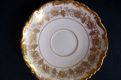 COALPORT HAZELTON WHITE- CUP & SAUCER  .....   http://jaapiesfinechinastore.com