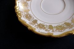 COALPORT HAZELTON WHITE- CUP & SAUCER  .....   http://jaapiesfinechinastore.com