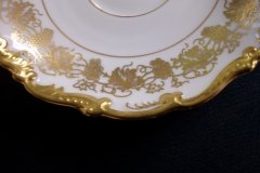 COALPORT HAZELTON WHITE- CUP & SAUCER  .....   http://jaapiesfinechinastore.com