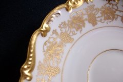 COALPORT HAZELTON WHITE- CUP & SAUCER  .....   http://jaapiesfinechinastore.com