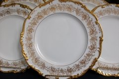 COALPORT HAZELTON WHITE- DINNER  PLATE  .....   http://jaapiesfinechinastore.com