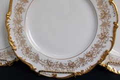 COALPORT HAZELTON WHITE- DINNER  PLATE  .....   http://jaapiesfinechinastore.com