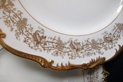 COALPORT HAZELTON WHITE- DINNER  PLATE  .....   http://jaapiesfinechinastore.com