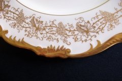 COALPORT HAZELTON WHITE- DINNER  PLATE  .....   http://jaapiesfinechinastore.com