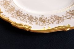 COALPORT HAZELTON WHITE- DINNER  PLATE  .....   http://jaapiesfinechinastore.com