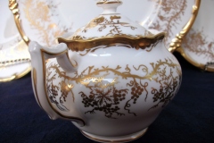 COALPORT KING'S PLATE-  COVERED SUGAR BOWL    ..... https://www.jaapiesfinechinastore.com