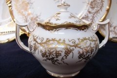 COALPORT KING'S PLATE-  COVERED SUGAR BOWL    ..... http://jaapiesfinechinastore.com