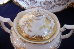 COALPORT KING'S PLATE-  COVERED SUGAR BOWL    ..... http://jaapiesfinechinastore.com