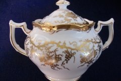 COALPORT KING'S PLATE-  COVERED SUGAR BOWL    ..... http://jaapiesfinechinastore.com