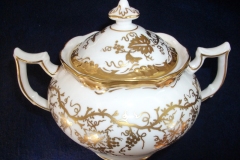 COALPORT KING'S PLATE-  COVERED SUGAR BOWL    ..... https://www.jaapiesfinechinastore.com