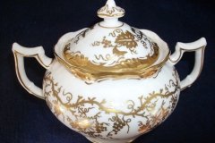 COALPORT KING'S PLATE-  COVERED SUGAR BOWL    ..... http://jaapiesfinechinastore.com