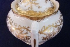 COALPORT KING'S PLATE-  COVERED SUGAR BOWL    ..... http://jaapiesfinechinastore.com