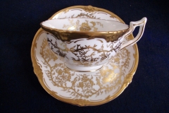 COALPORT KINGS'S PLATE- CUP & SAUCER  ..... https://www.jaapiesfinechinastore.com