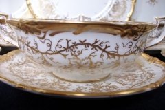 COALPORT KINGS'S PLATE- SOUP BOWL & SAUCER  ..... http://jaapiesfinechinastore.com
