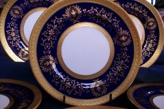 COALPORT LADY ANNE COBALT- BREAD & BUTTER PLATE  ..... http://jaapiesfinechinastore.com