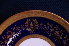 COALPORT LADY ANNE COBALT- BREAD & BUTTER PLATE  ..... http://jaapiesfinechinastore.com