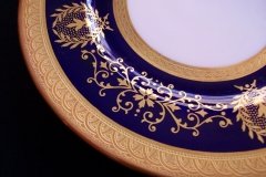 COALPORT LADY ANNE COBALT- BREAD & BUTTER PLATE  ..... http://jaapiesfinechinastore.com
