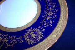 COALPORT LADY ANNE COBALT- BREAD & BUTTER PLATE  ..... http://jaapiesfinechinastore.com
