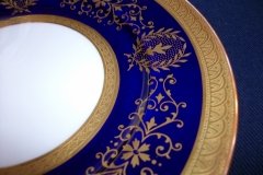 COALPORT LADY ANNE COBALT- BREAD & BUTTER PLATE  ..... http://jaapiesfinechinastore.com