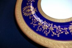 COALPORT LADY ANNE COBALT- BREAD & BUTTER PLATE  ..... http://jaapiesfinechinastore.com